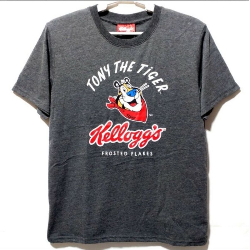 家樂氏Kellogg's東尼虎男短T(Tony the Tiger) 深灰L