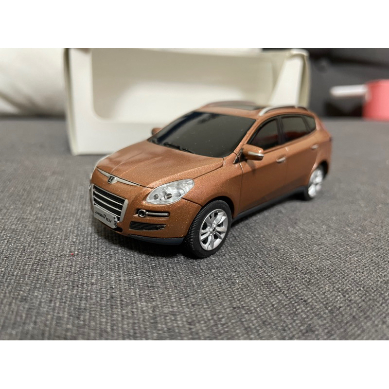 納智捷 luxgen 7 suv 原廠迴力車 模型 1/43 絕版 模型車 全新盒裝 銅金色