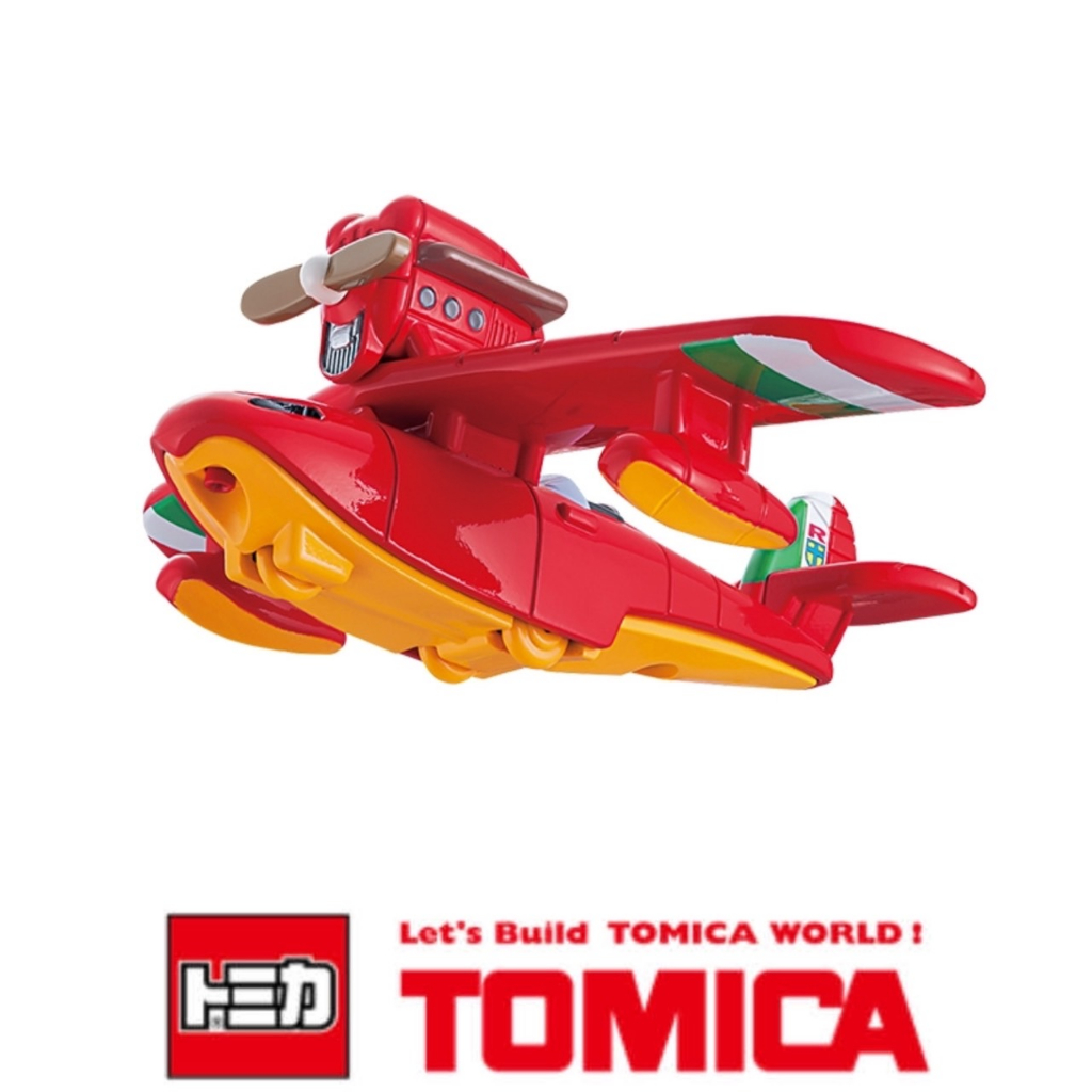 Tomica  吉卜力 多美 小汽車 紅豬 飛機