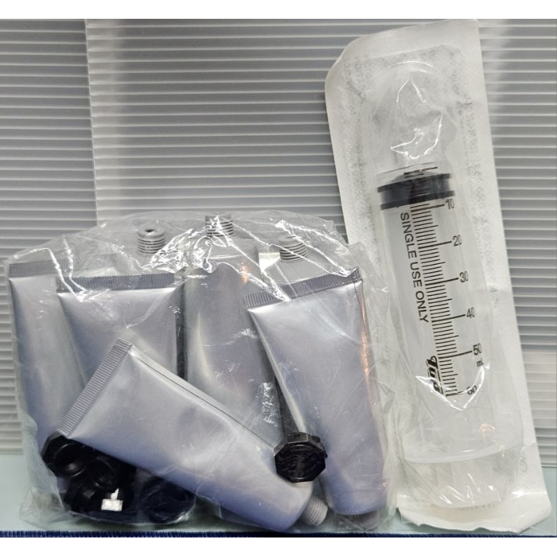 30ml鋁塑軟管 乳霜軟管和滅菌塑膠注射筒 DIY