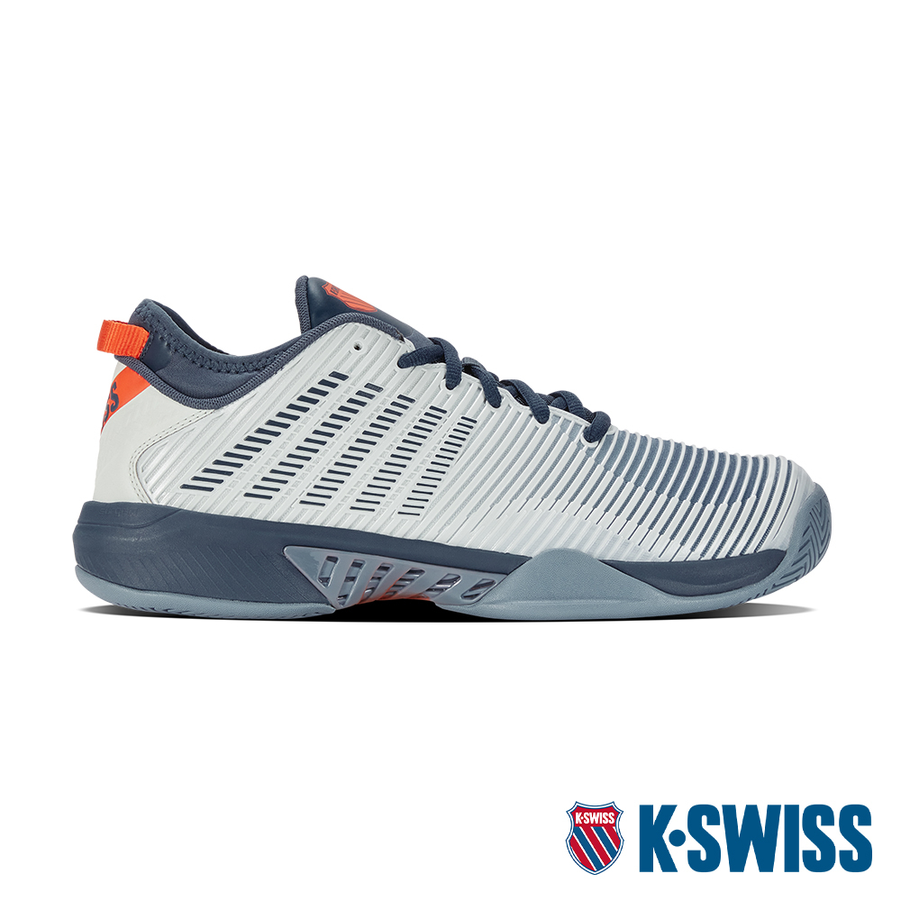 K-SWISS Hypercourt Supreme輕量進階網球鞋-男-灰白/藍/橘