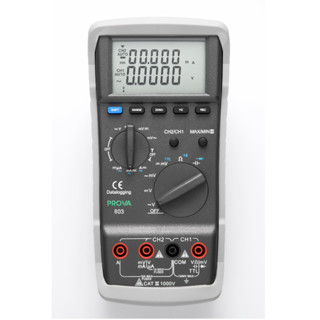 PROVA 803 雙通道量測萬用電表 可接電腦 三用電表 PROVA803 TES 紀錄式電表 ｜TECPEL 泰菱