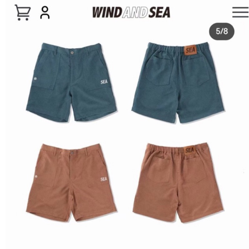 🇯🇵WIND AND SEA Wear La Jolla S/S 燈芯絨短褲 日本代購 潮流 滑板 五分褲