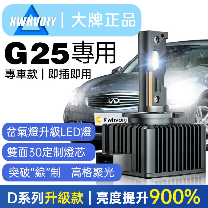 【G25專用】100W高亮 HID 氙氣燈 LED大燈 D1S D2S D3S D4S D4R D2R 燈泡 車燈 大燈