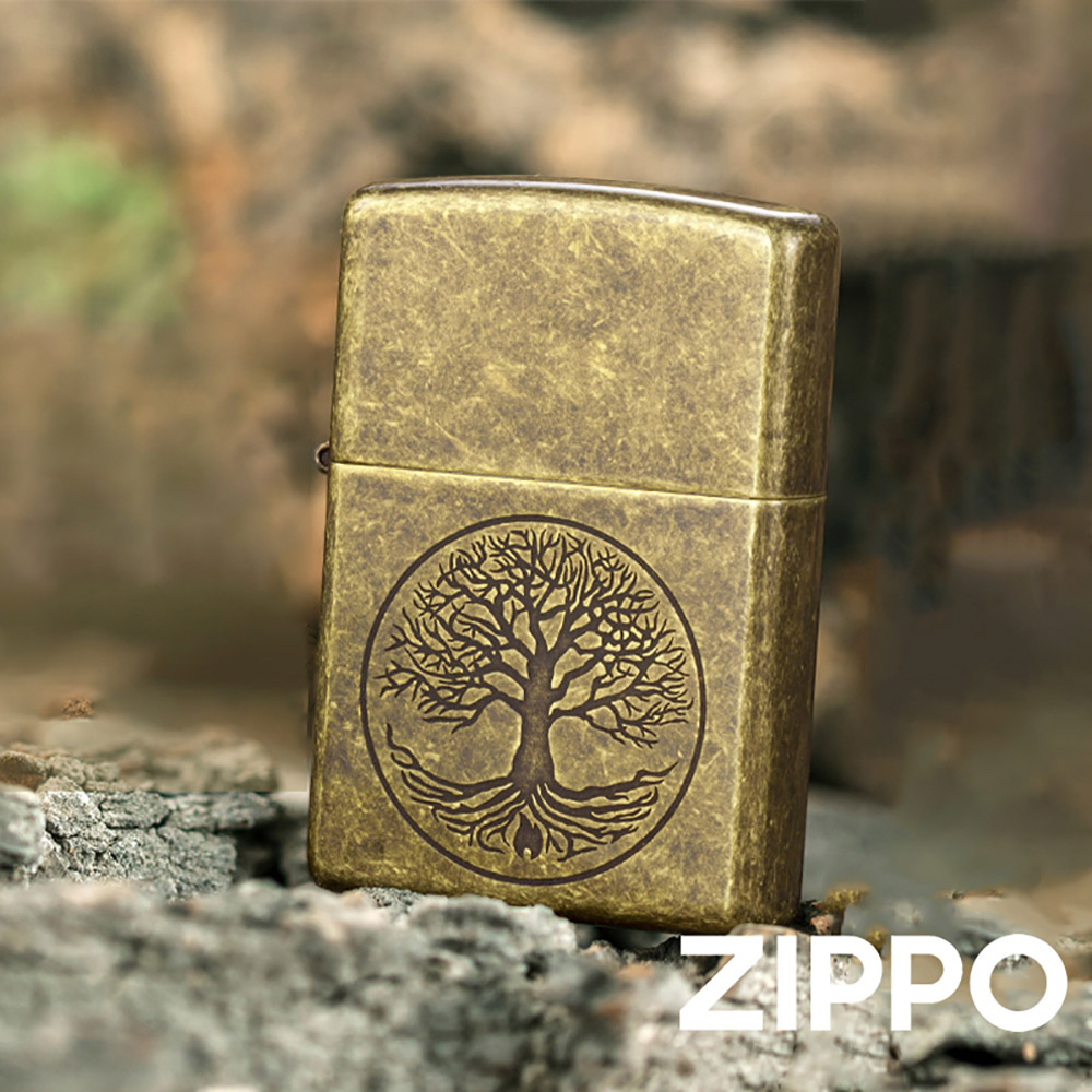 ZIPPO 生命之樹防風打火機 美國設計 官方正版 現貨 禮物 送禮 刻字 客製化 終身保固 29149