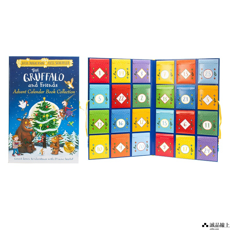 The Gruffalo and Friends Advent Calendar Book Collection (2023 Ed./24冊合售)/古飛樂聖誕節倒數月曆/Julia Donaldson eslite誠品