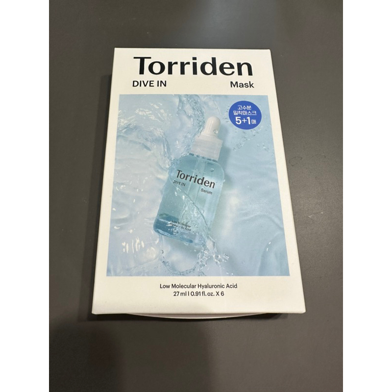 韓國【Torriden】玻尿酸面膜 6入 便宜出售