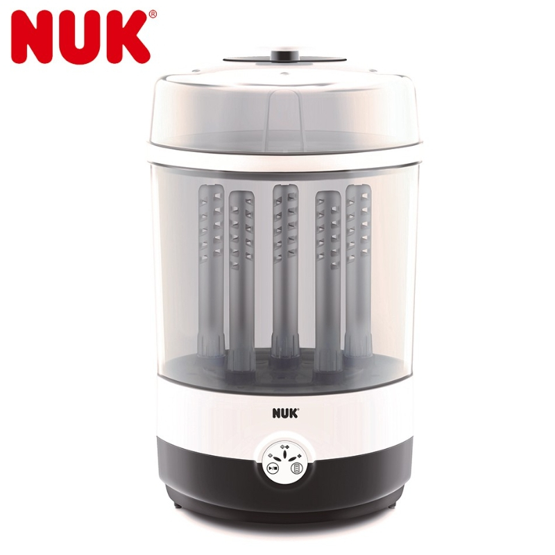 NUK 二合一蒸氣烘乾消毒鍋(內附可移動式托盤+奶瓶支架+奶瓶夾)