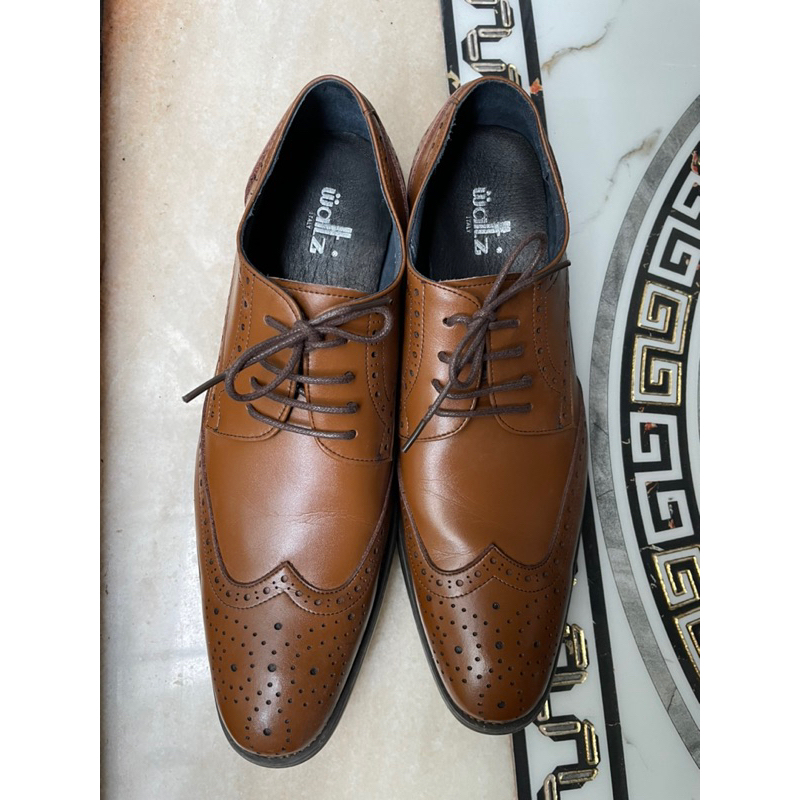 Waltz-紳士鞋512062-06棕色（二手）