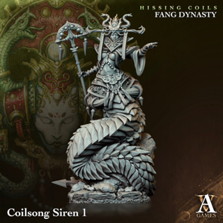 Tazo工坊[AVG] 盤旋海妖pose1Coilsong Siren pose1 3D列印模型HCD