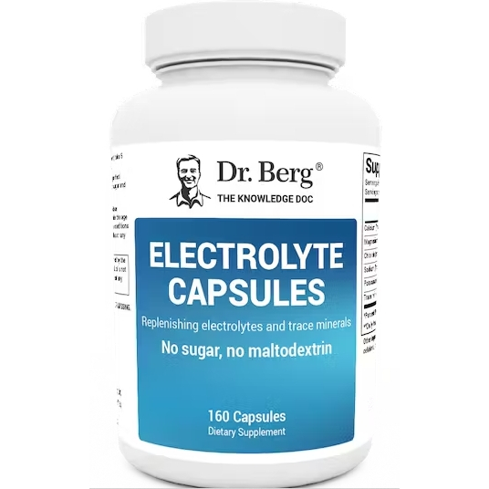 柏格醫生/伯格醫生 Dr. Berg  電解質膠囊Electrolyte Capsules (160粒)