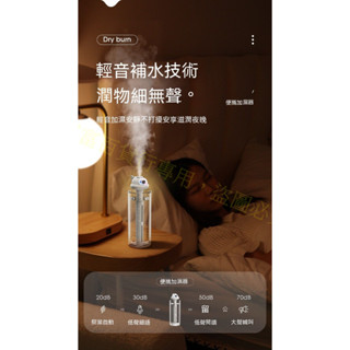【工廠直供】臺灣保固有發票 太空艙便攜式迷你加濕器 小夜燈 USB充電 家用辦公桌空氣加濕器霧化器 水氧機噴霧補水