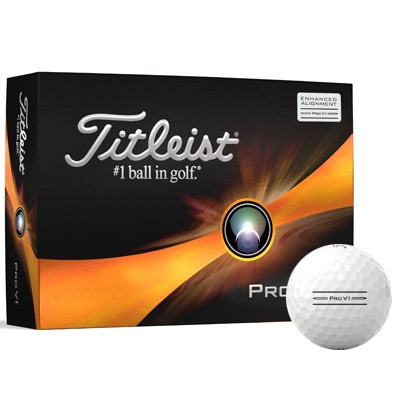 2023 Titleist Pro V1 Golf Ball( 瞄準線強化版)三層球