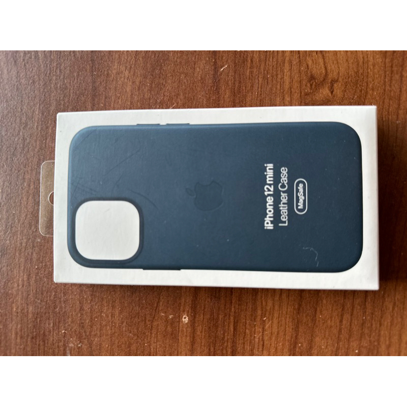 Iphone12mini/Apple手機殼/皮革/Leather Case/MegSafe/藍色/藍色手機殼
