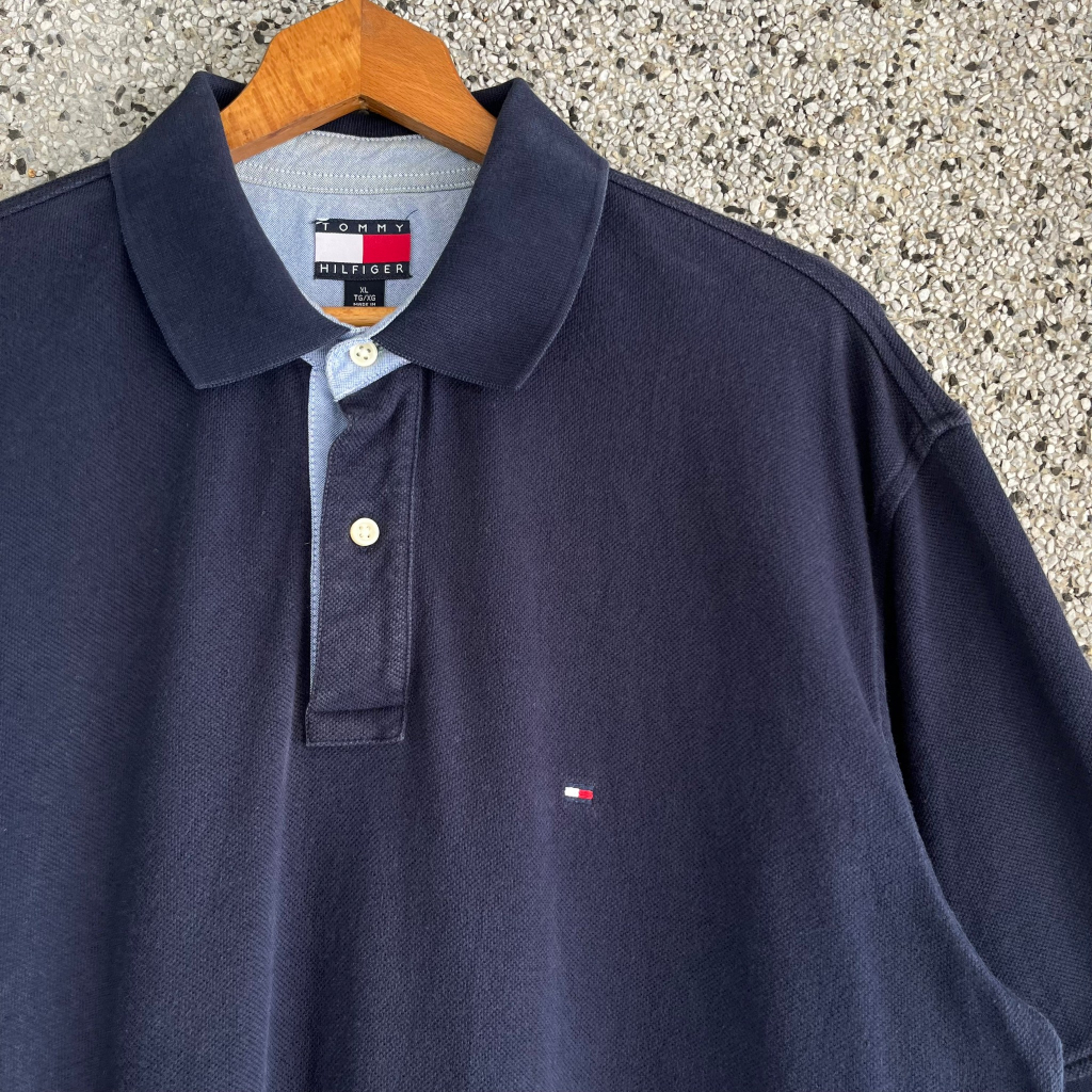 [Oldman Vintage]Tommy Hilfiger POLO衫 復古 短袖 古著 XL號 TS52