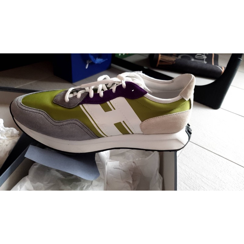 HOGAN 運動鞋 休閒鞋 (灰綠色）H601