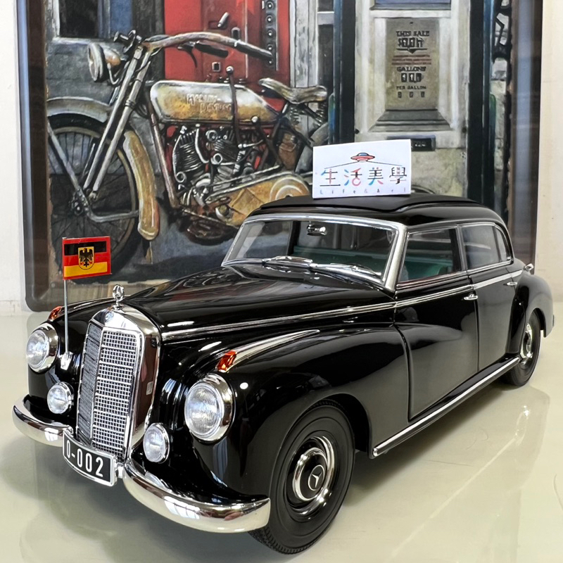【生活美學】👏全新 1:18 1/18 Norev Benz 300 300S W186 S-Class