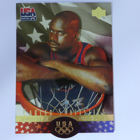 ~Shaquille O'Neal/俠客.歐尼爾~名人堂/大白鯊/超人 1996年USA美國奧運.金屬設計特殊卡