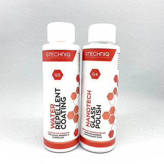英國 GTechniq G4+G5 Kit 100ml (GT DIY玻璃鍍膜套組) 車極客