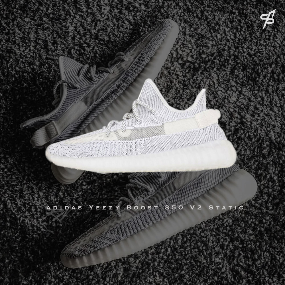 【Fashion SPLY】Adidas yeezy boost 350 v2 Static白天使 鞋帶反光EF2905