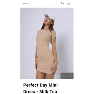 Renesans Perfect Day Mini Dress - Milk Tea S