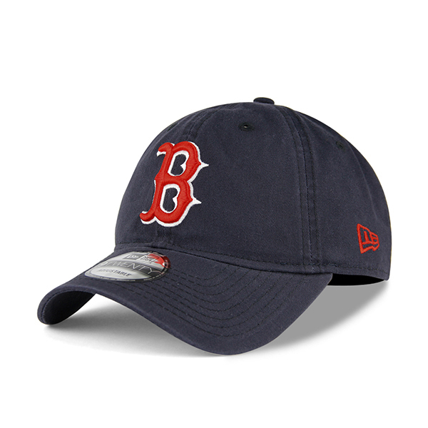 【NEW ERA】MLB 波士頓 紅襪 丈青色 紅標 9TWENTY 軟板 老帽 限量【ANGEL NEW ERA】