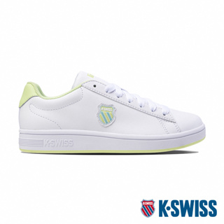 K-SWISS Court Shield時尚運動鞋-女-白/粉綠