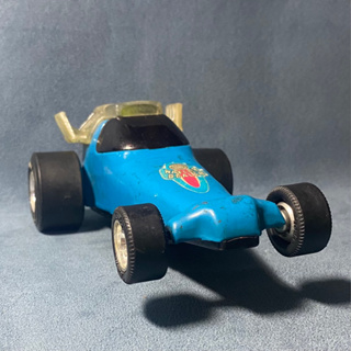 🇯🇵 TONKA 日製 藍色 鐵皮湯卡 跳跳車 直線加速賽車 直線加速賽 Dragster 玩具車 鐵皮玩具車
