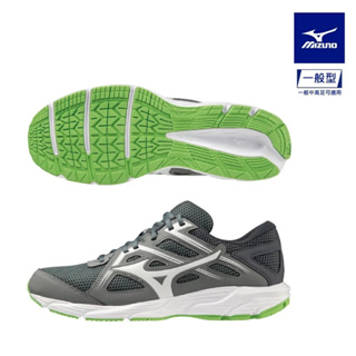 （元二商店）MIZUNO SPARK 8 一般型男款慢跑鞋 運動鞋 休閒鞋 深灰/白/綠 K1GA230353