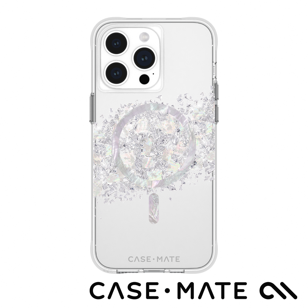 美國Case-Mate iPhone 15 14 Pro Max Plus 璀璨珍珠抗菌防摔保護殼 支援MagSafe