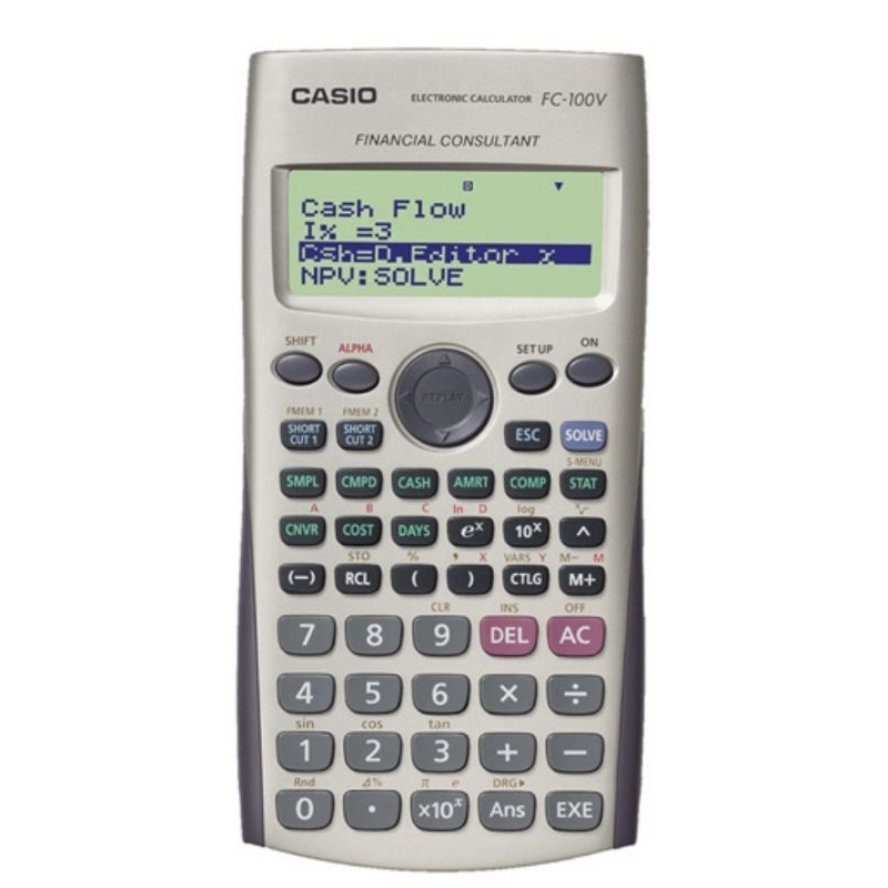 卡西歐財務計算機CASIO FC-100V

