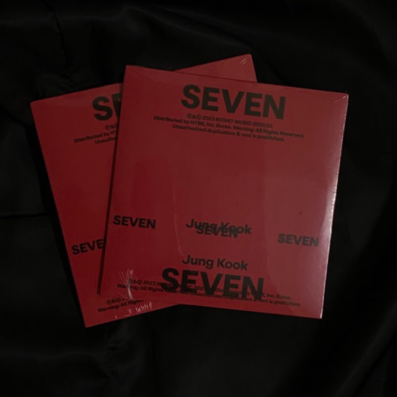(現貨）Jungkook 정국 - Seven (feat. Latto) Single CD