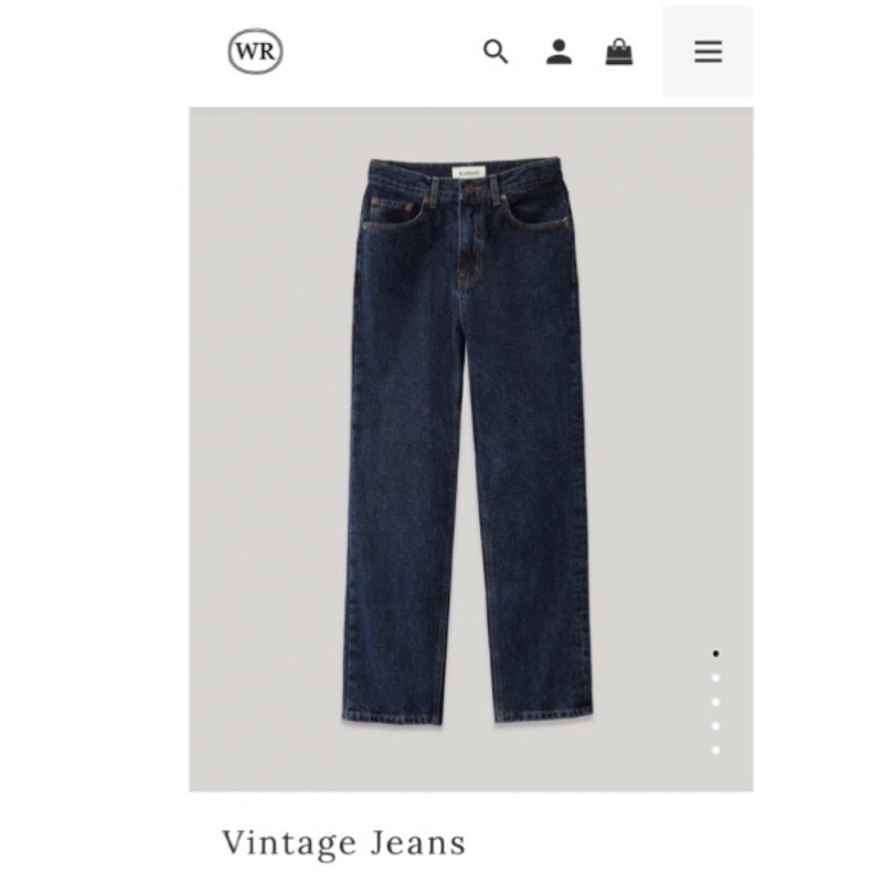 Warion Vintage Jeans 經典牛仔褲 M