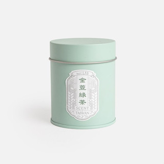 任選-hoi LAB臺灣茶香氛-天然大豆錫盒蠟燭220g-金萱綠茶/百花高山茶/白毫烏龍茶/初露白茶/桂花佳釀茶/檜木