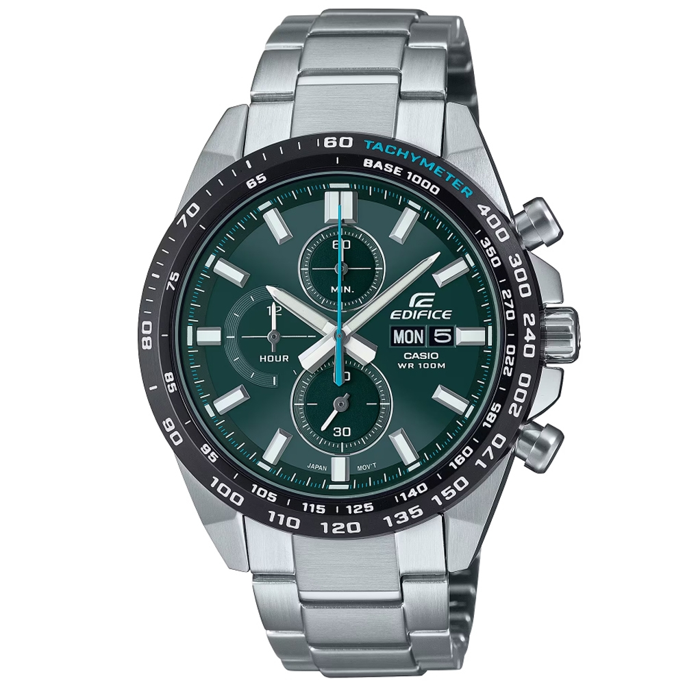 CASIO 卡西歐 EDIFICE 動感前衛計時腕錶 42.3mm 綠EFR-574DB-3AV