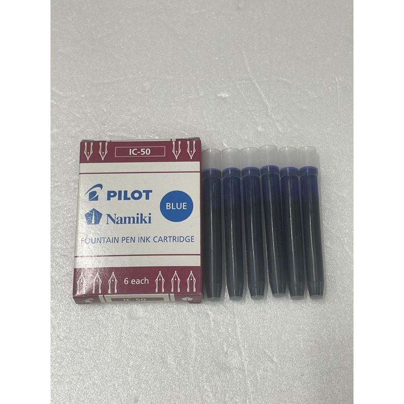 百樂 PILOT 鋼筆墨水管 藍色 IC-50