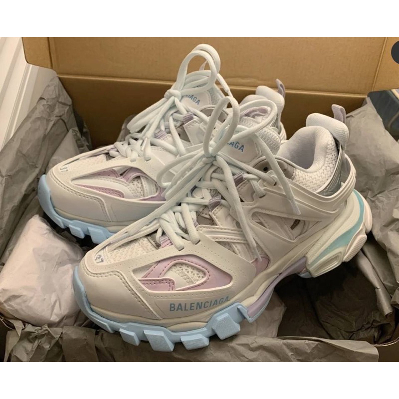 台灣現貨💛31800 巴黎世家 Balenciaga track2 冰淇淋 馬卡龍色  尺寸35