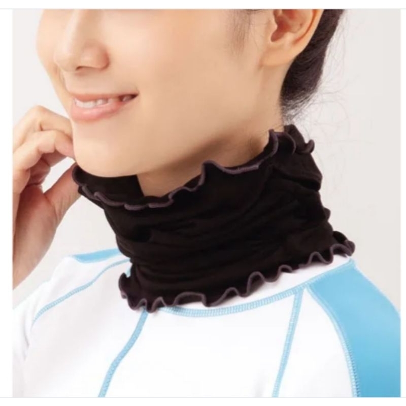 日本進口 alphax 抗UV 頸部防曬 禦寒 護頸 圍脖 口罩 面罩