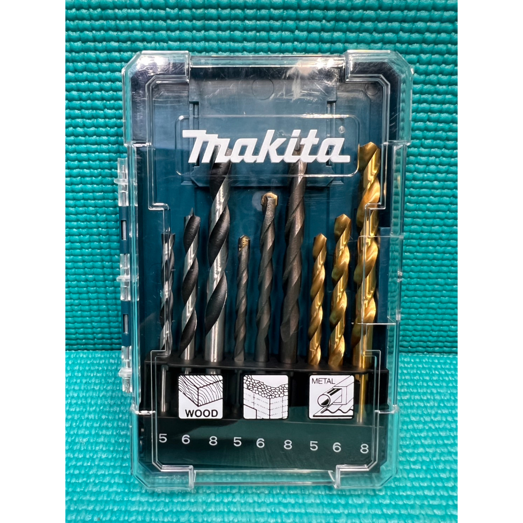 台中工具老爹 MAKITA D-71962 綜合鑽頭 9件組 DHP486 DHP481 DHP485 DHP487