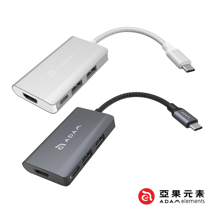 🔥快速出貨🔥【亞果元素】CASA Hub A01m USB 3.1 Type-C 四合一多功能集線器Type-C筆電專用
