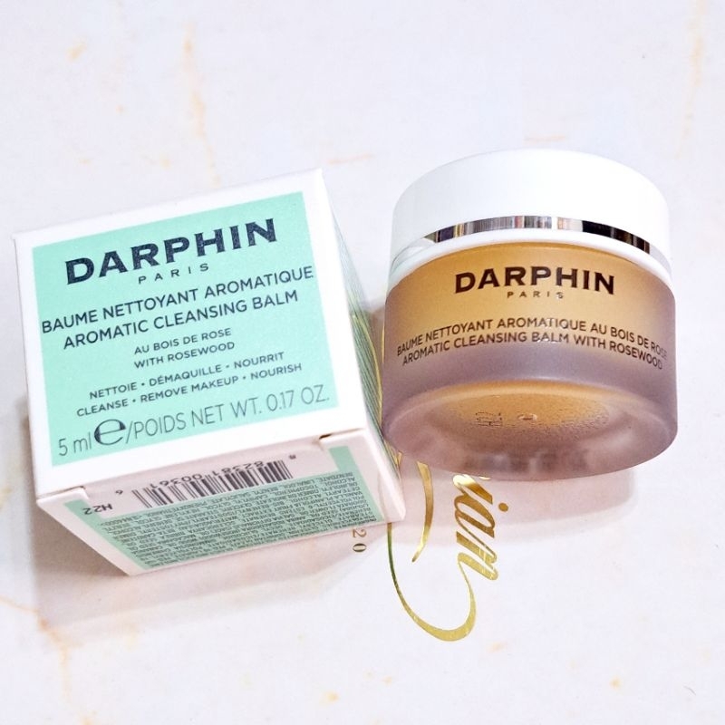 朵法 DARPHIN 花梨木按摩潔面膏🍑5ml🍑植萃精油卸妝膏 卸妝霜 小粉紅 洗面乳 按摩霜 專櫃中標盒裝 旅行瓶