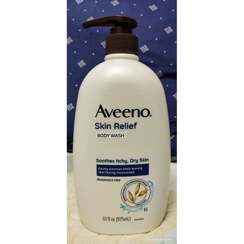 Aveeno 無香味沐浴乳適合敏感肌膚（坐飛機時有溢出降價賣）