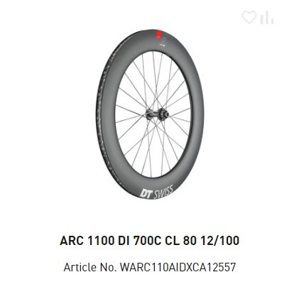 DT SWISS ARC 1100 DI 700C CL 80 碟煞碳纖維輪組