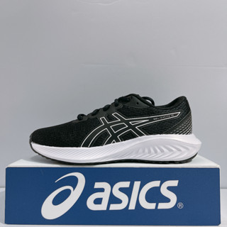 ASICS GEL-EXCITE 10 GS 女生 黑色 舒適 輕量 透氣 運動 慢跑鞋 1014A298-001