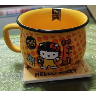 HELLO KITTY 香港 武術風 杯碗組 陶瓷杯