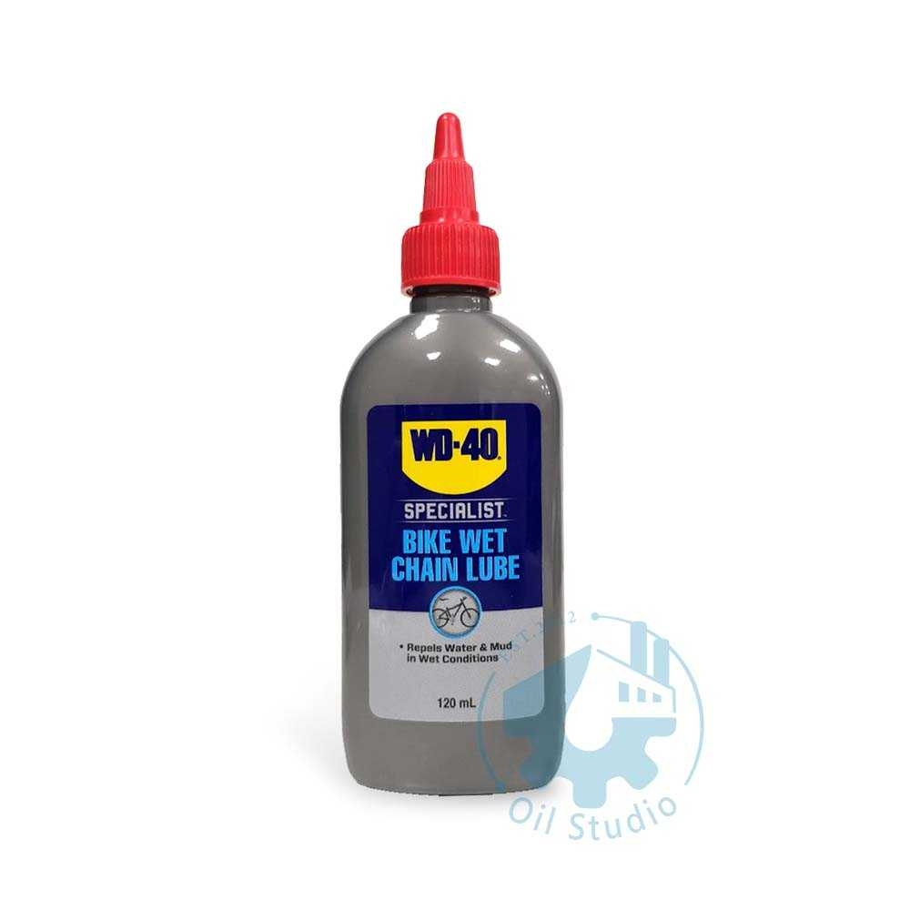 《油工坊》WD40 #35203 BIKE WET CHAIN LUBE 濕式鍊條潤滑油 120ML