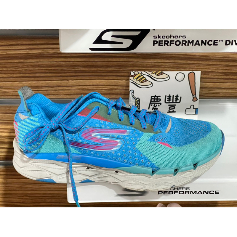 大灌體育👟零碼出清 五折 SKECHERS GO RUN ULTRA R 2 女 慢跑鞋15050BLGR 藍色