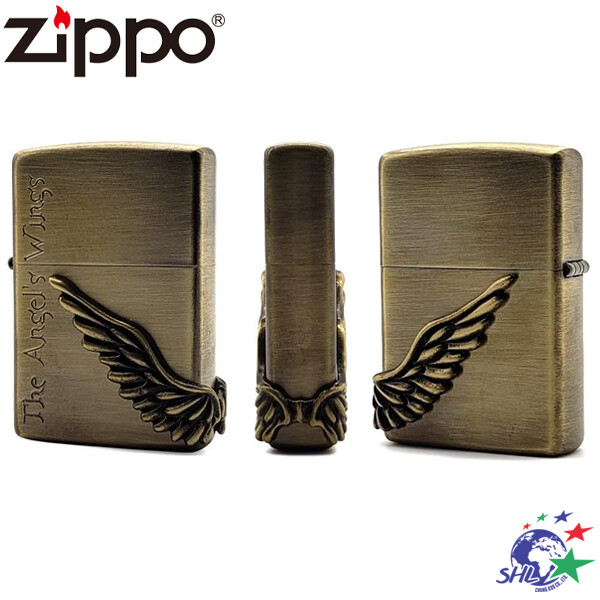 Zippo (ZP750) 日系經典 Angel Wing 天使之翼 Brass 黃銅拉絲 / PAW-R2 詮國