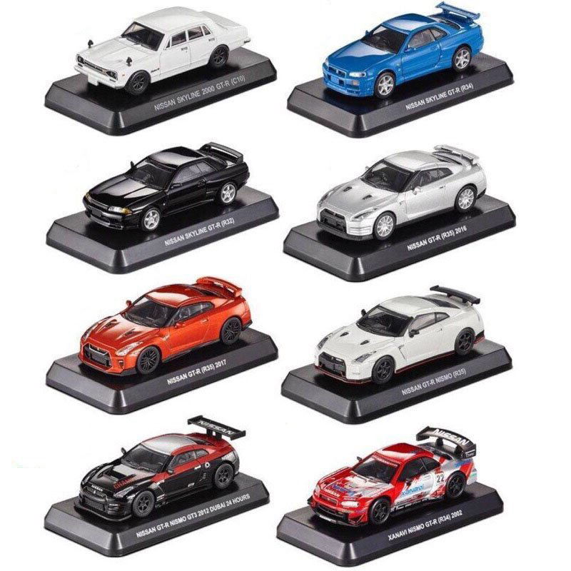 7-11【出清❤️C10】NISSAN SKYLINE ‧ GT-R 組裝模型迴力玩具車