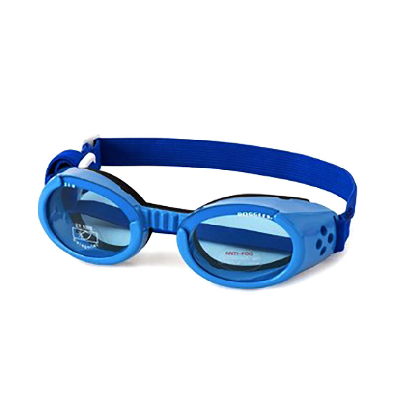 美國Doggles-藍色/blue/ 淡色藍鏡片-護目鏡-寵物太陽眼鏡-抗UV護目鏡-護目